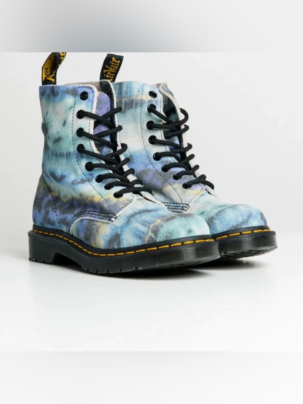 Dr. Martens 1460 Pascal Summer Tie-Dye Lace-Up Boots Women’s 6 Chunky Multicolor